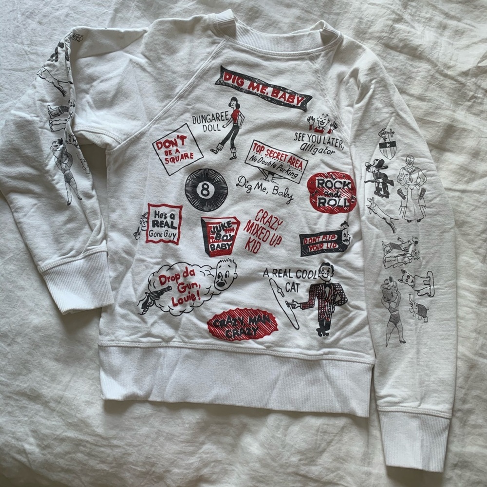 Judi Rosen Sweatshirt, White